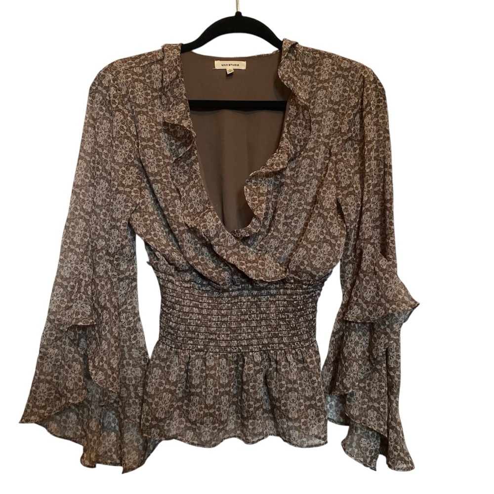 Brown Max Studio Women's Whimsical Top